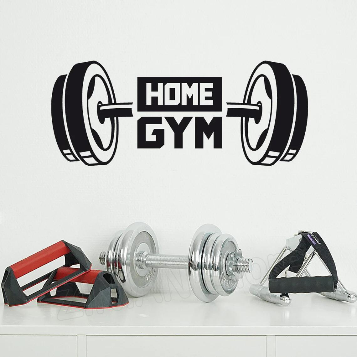 Fitness Home Gym Decor Wall St - Home Gym Aesthetic บทวิจารณ์และราคา