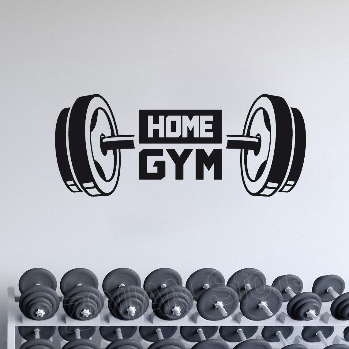 Fitness Home Gym Decor Wall St - Home Gym Aesthetic บทวิจารณ์และราคา